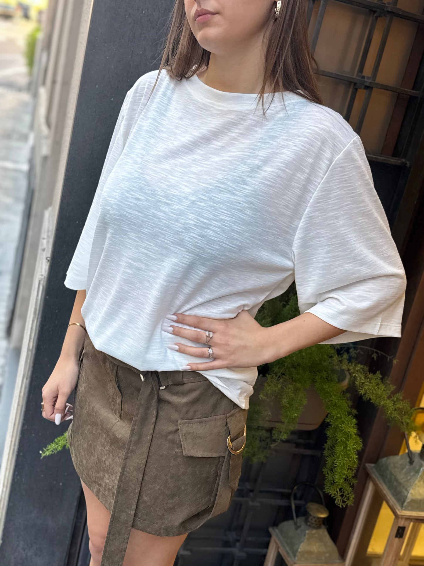 BohemianVí FLASH T-SHIRT Milk