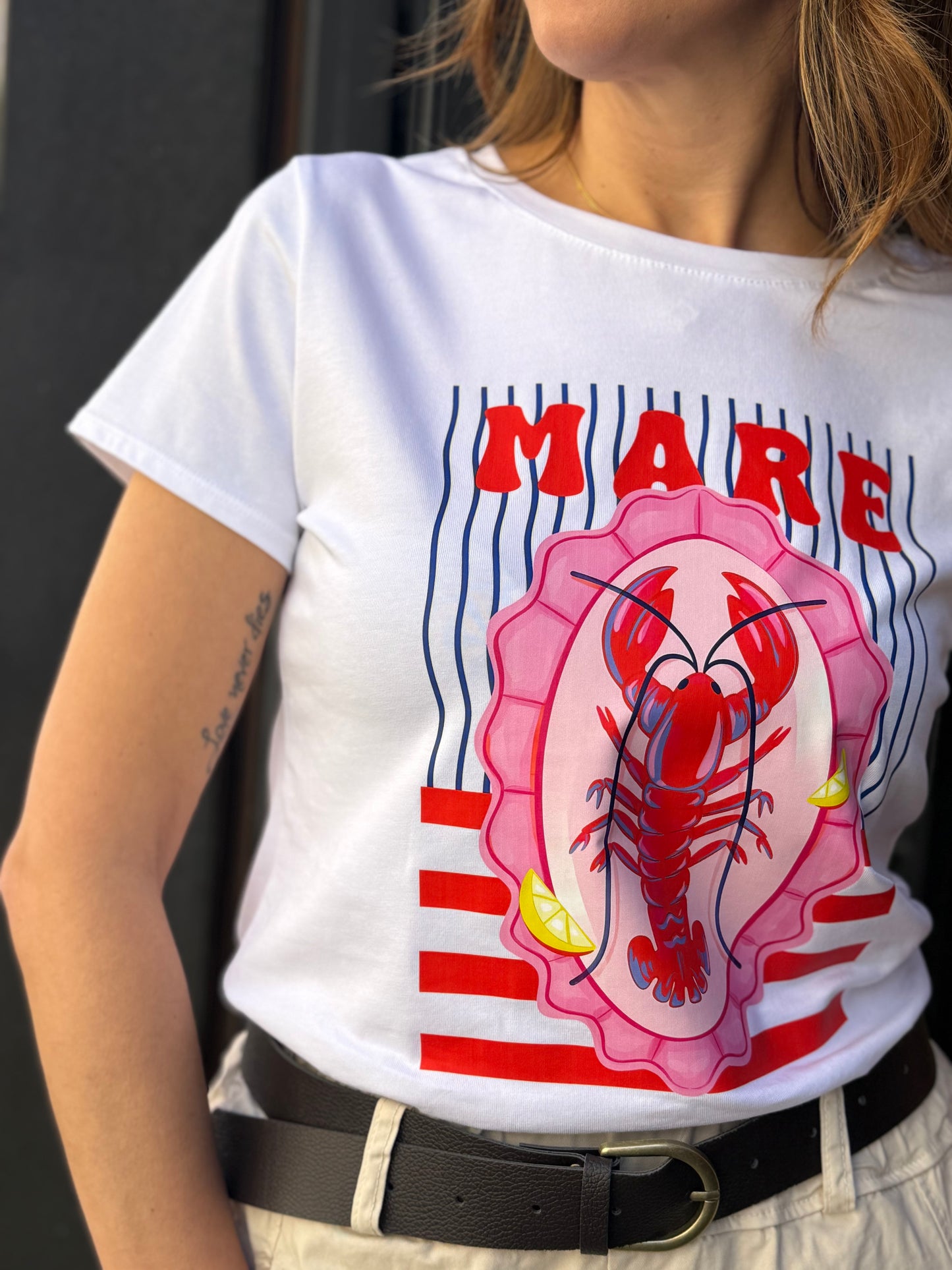 T-shirt stampa "ARAGOSTA"