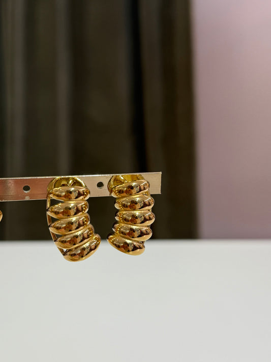 Orecchini Multifasce Oro