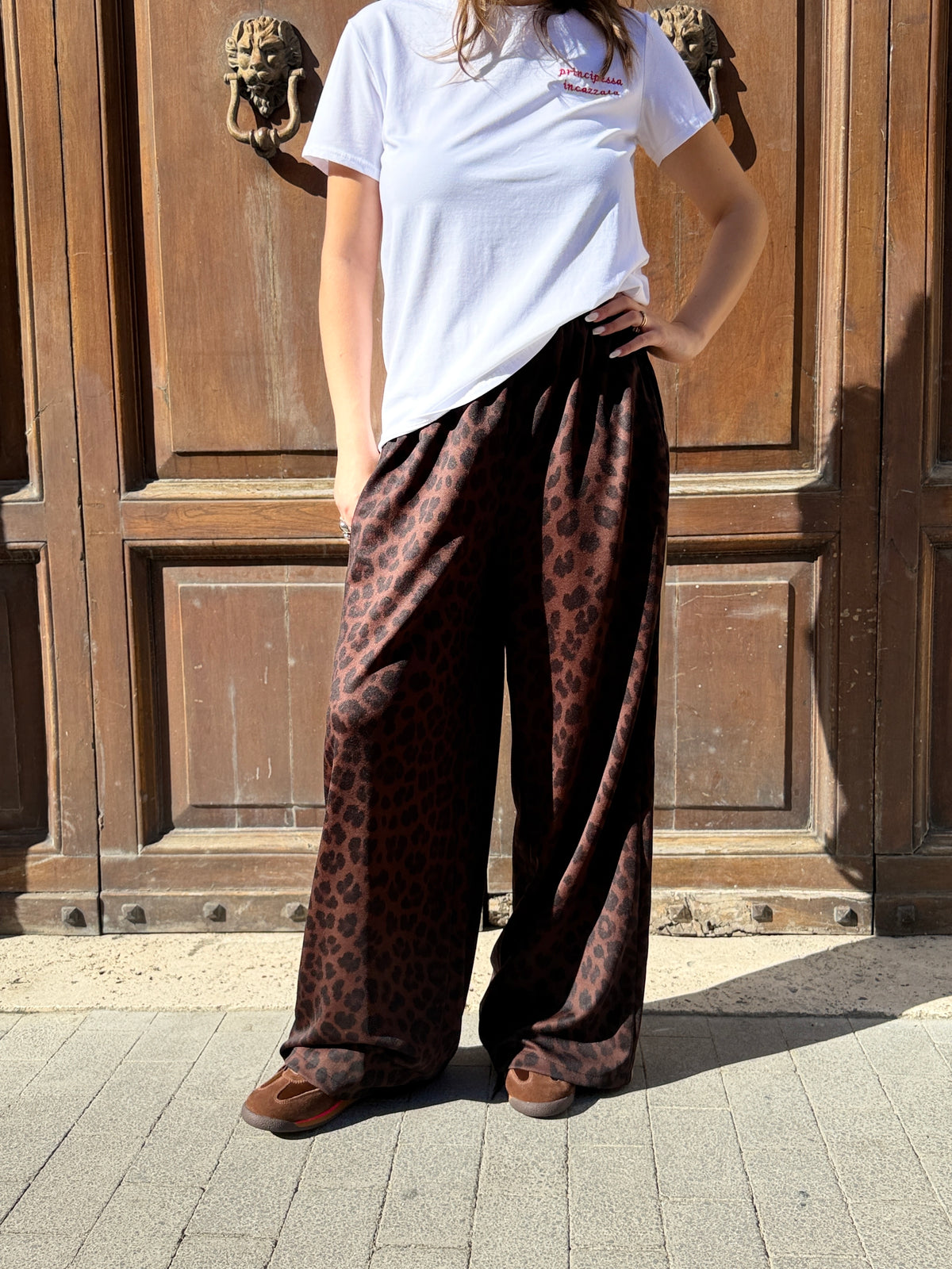 Pantalone Maculato con banda laterale