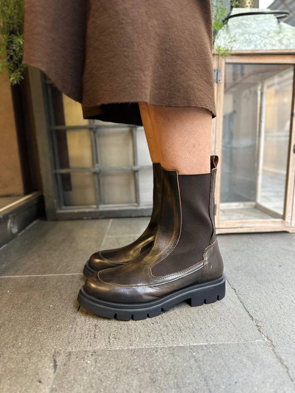 Stivaletto Beatles effetto invecchiato