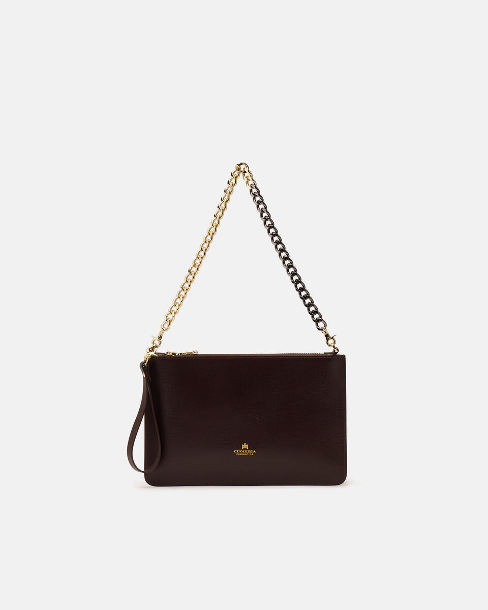 Cuoieria Fiorentina BELLA POCHETTE COFFEE