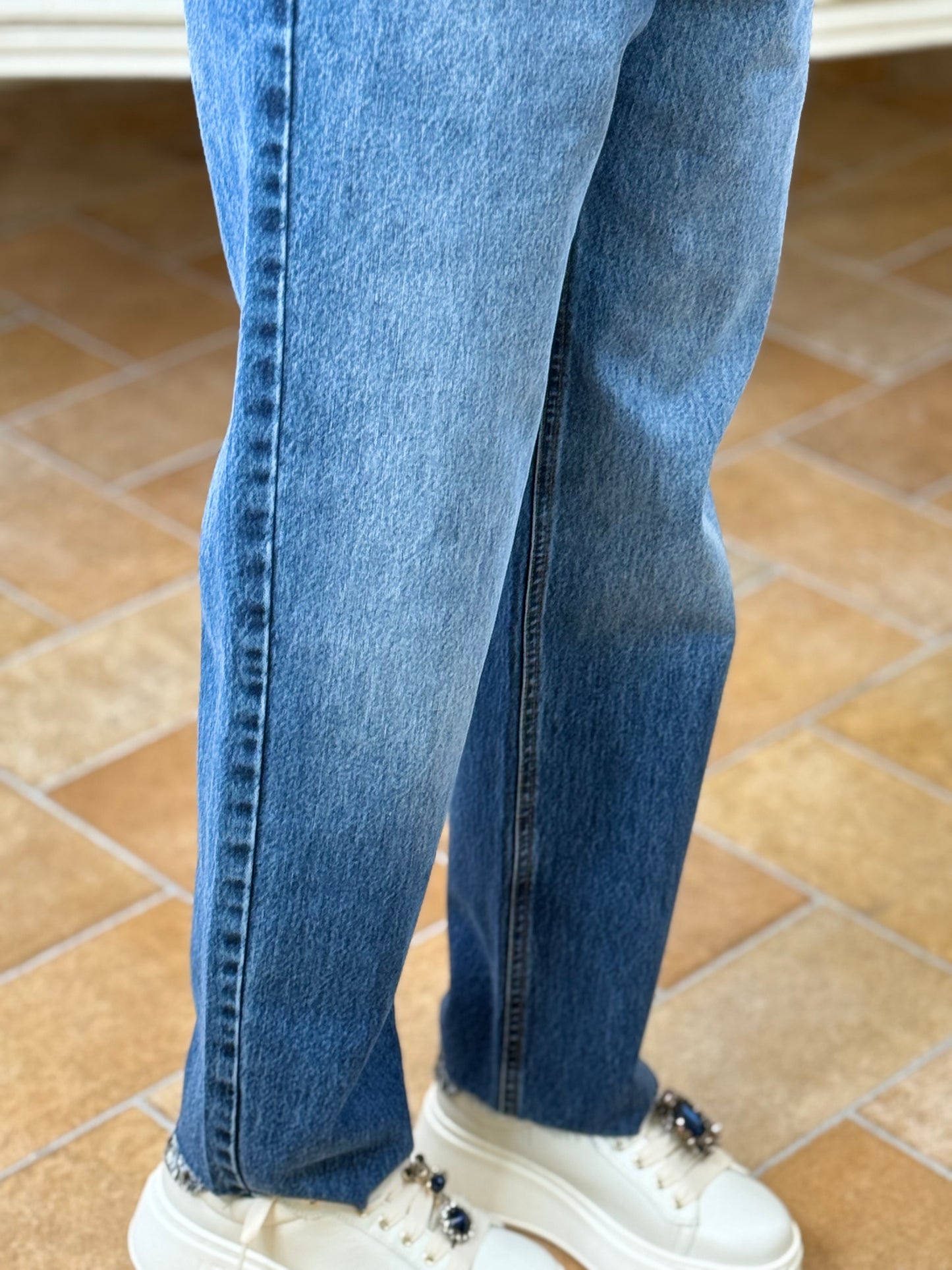 Tensione In Jeans dritto BLU DENIM