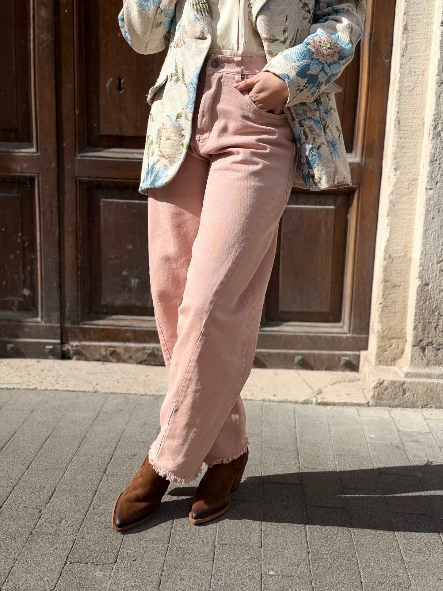 Tensione in Jeans BARREL CIPRIA