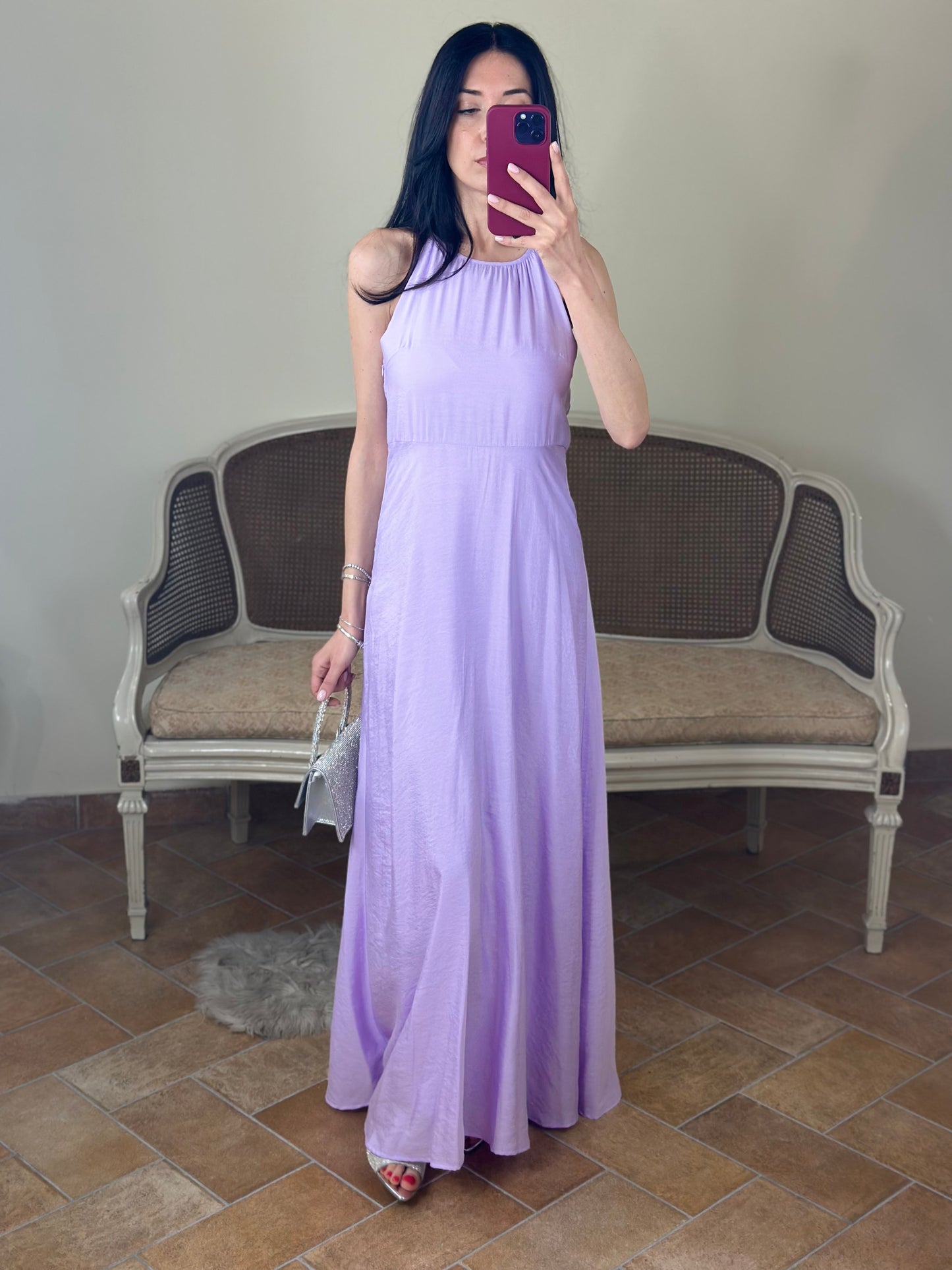 Anonyme TENCEL LONGDRESS violet