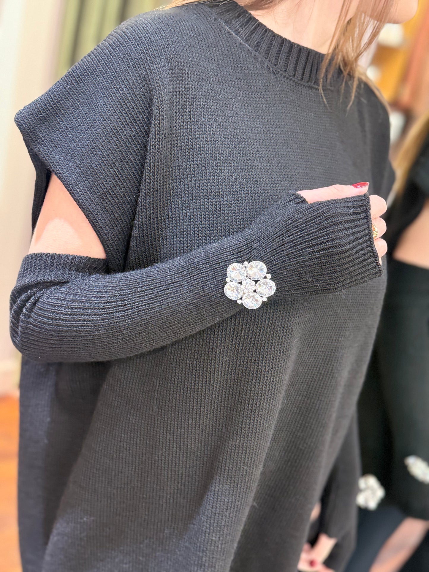 Tensione In Gilet con manicotto NERO