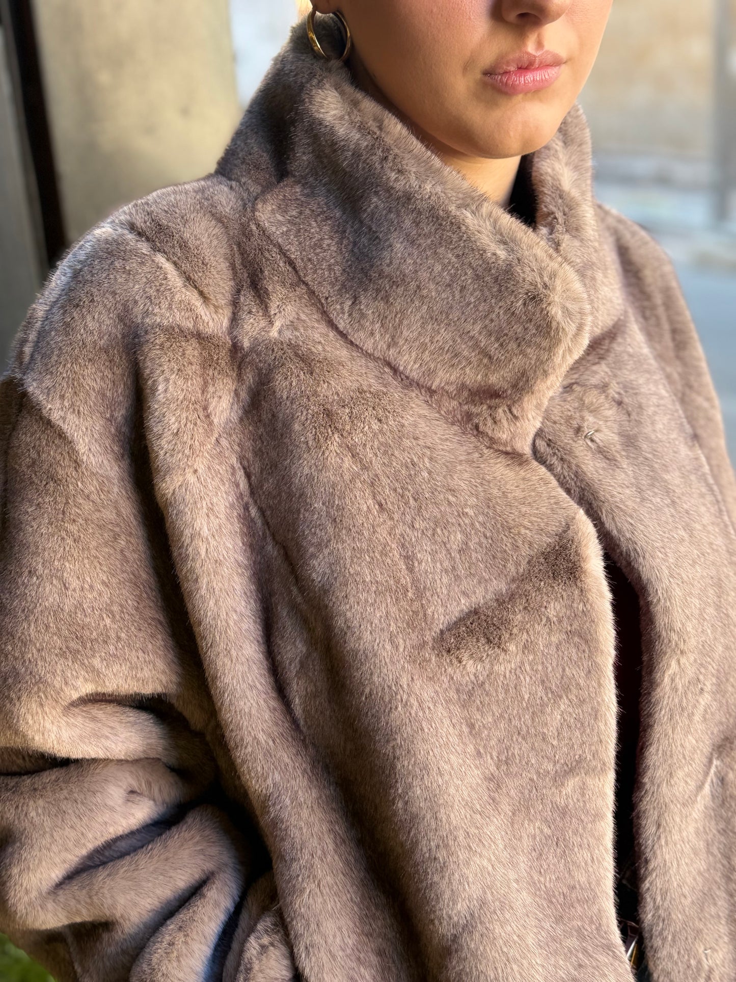 Ecopelliccia ANASTASIA Grigio