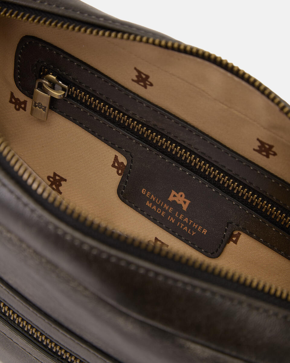 Cuoieria Fiorentina CAMERON CAMERA BAG NERO