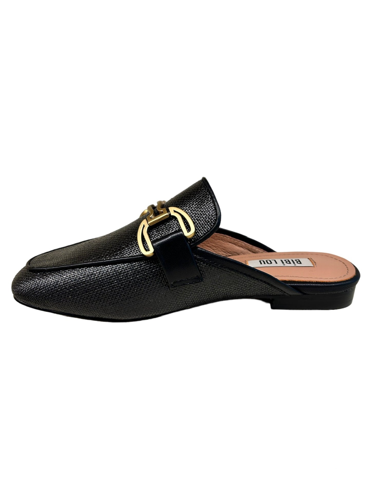 Bibi Lou- Loafers in rafia negro