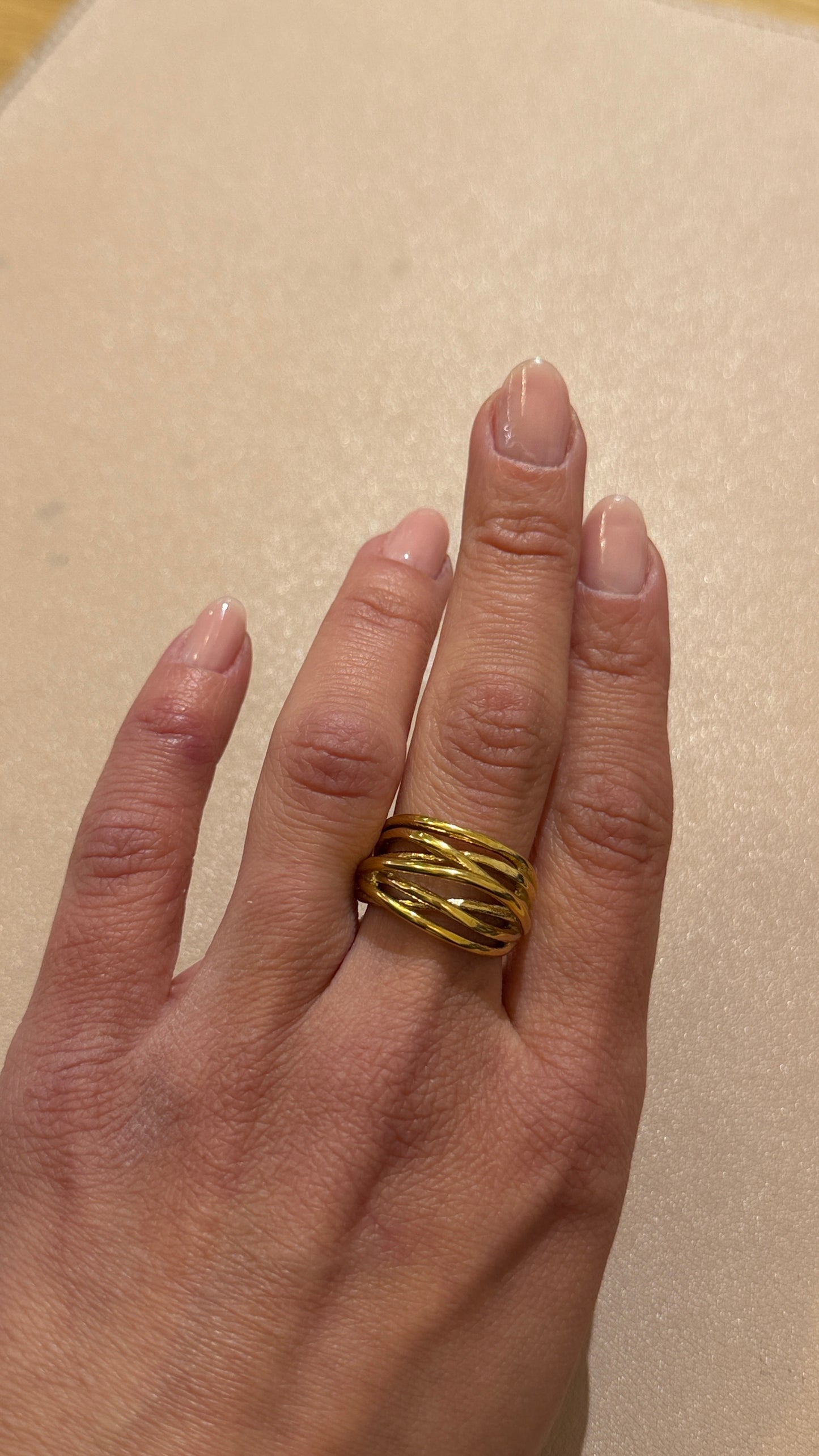 Anello multi fasce Oro