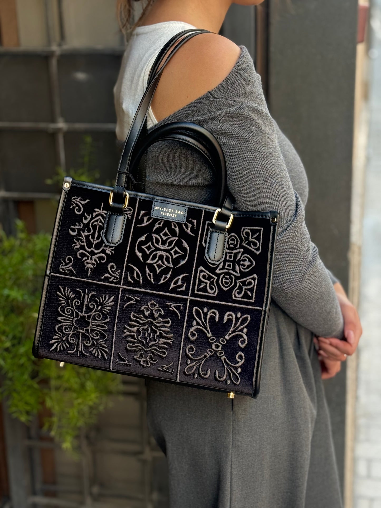 My Best Bag ATENA LISBONA BLACK TIE MEDIUM