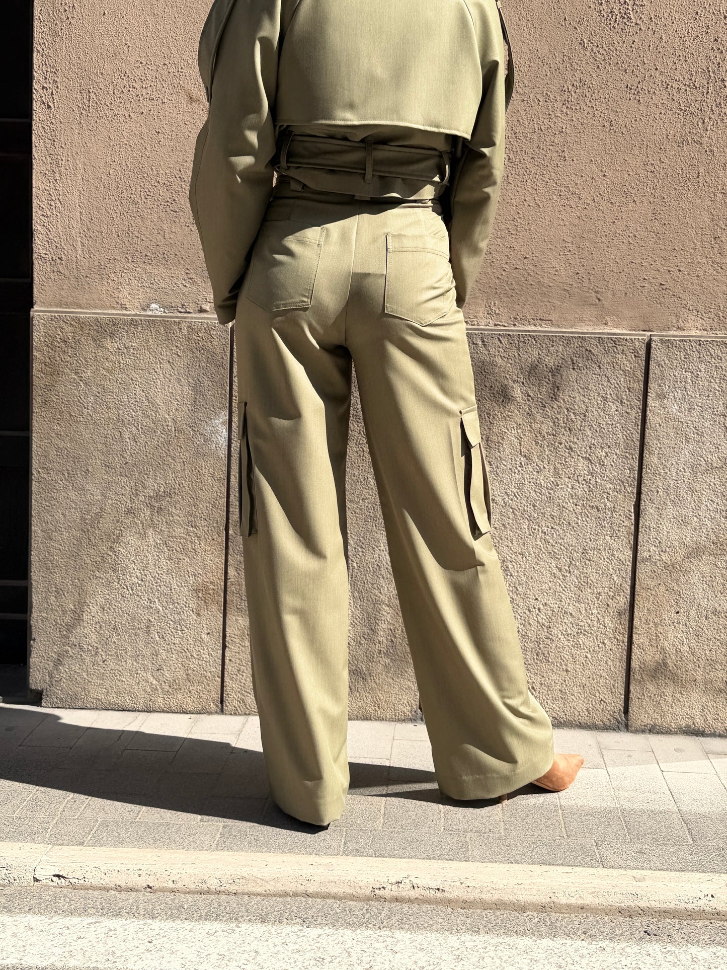 Haveone Pantalone Cargo Militare