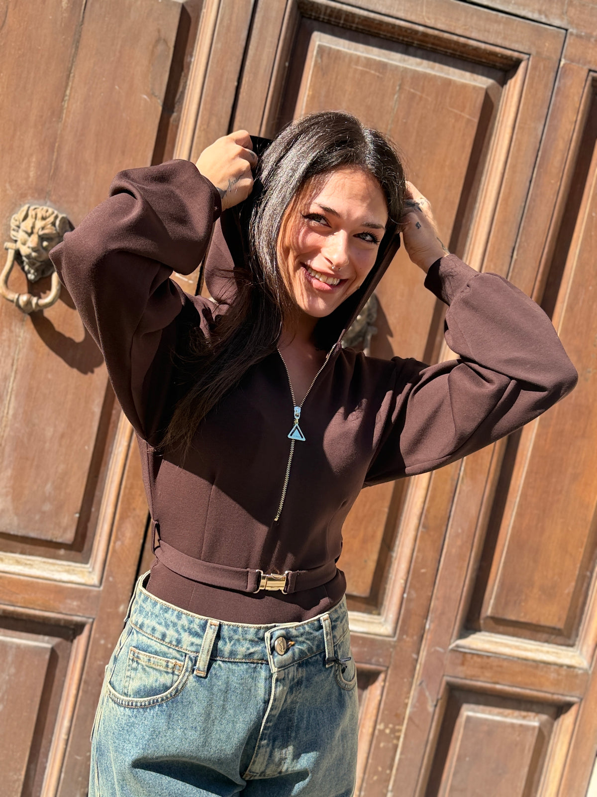 Silence Limited HOODIE BODY BROWN