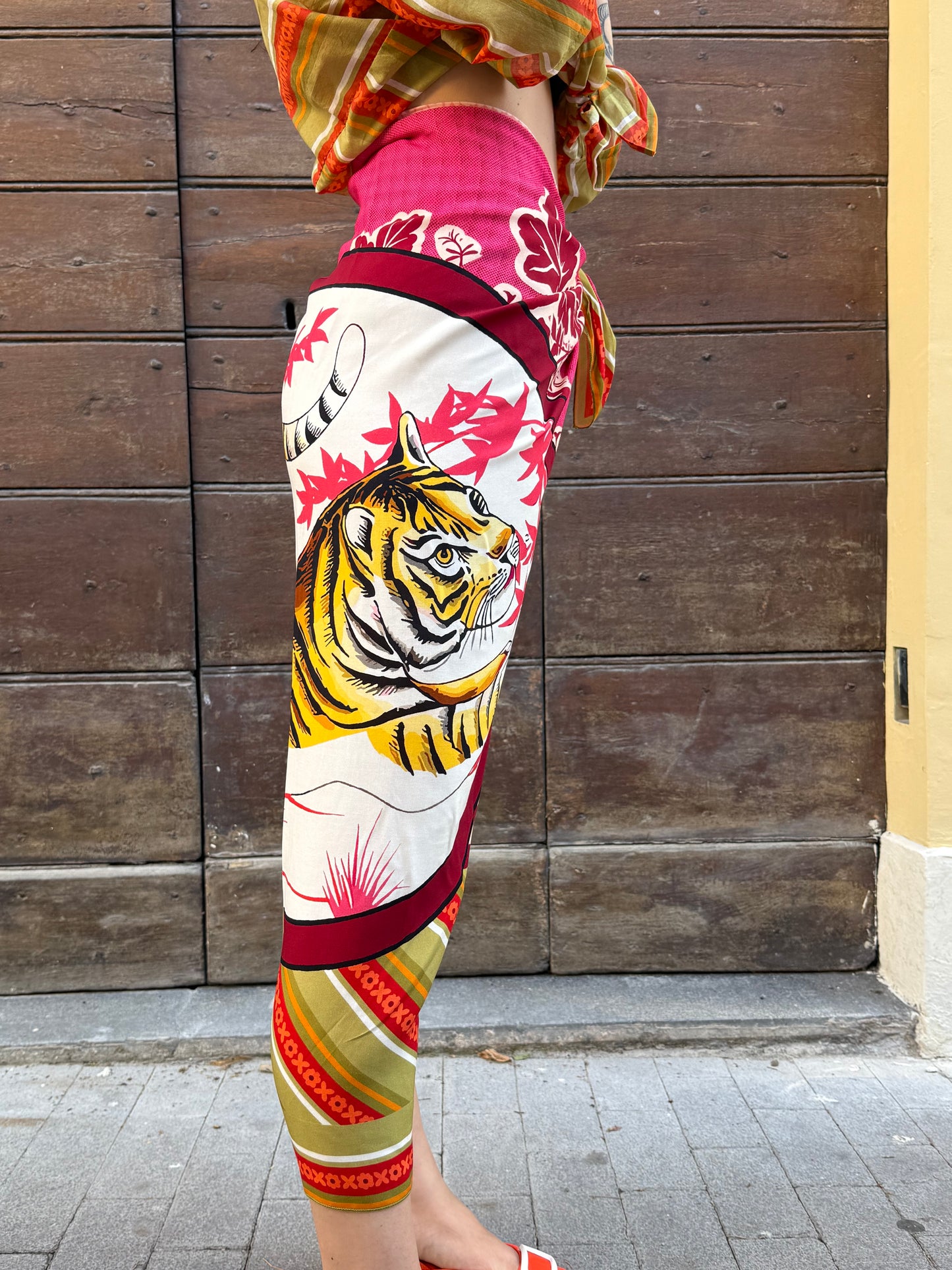 Tensione in gonna foulard lunga TIGER
