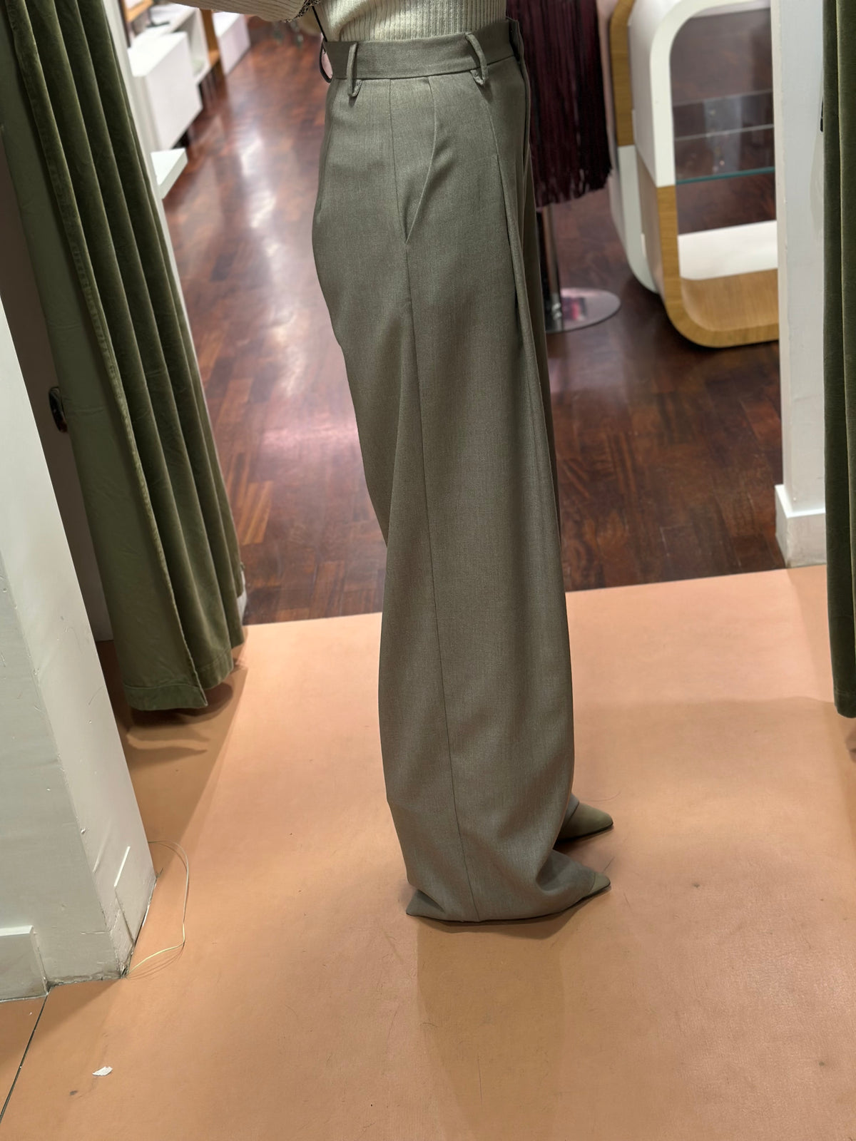 BohemiamVì Pantalone sartoriale TAUPE