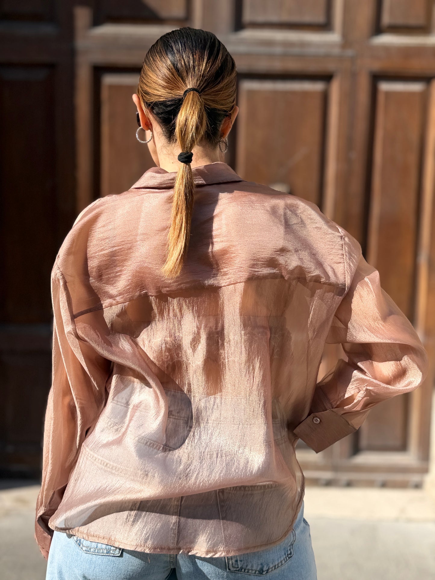 Tensione in Camicia + Top pizzo Bronzo