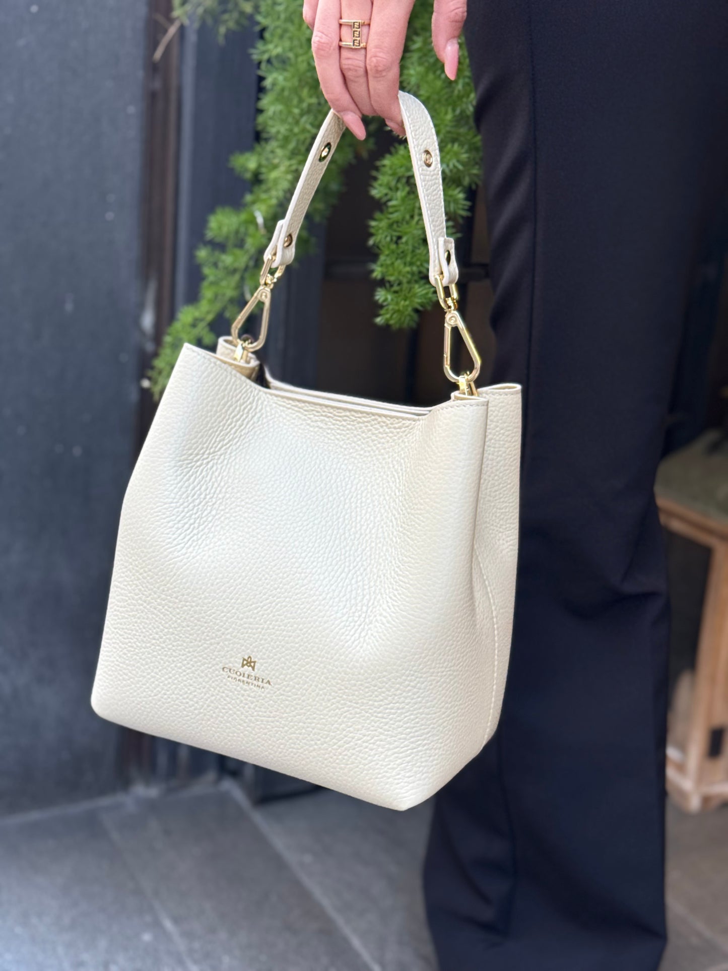 Cuoieria Fiorentina CANDY small bucket PROSECCO