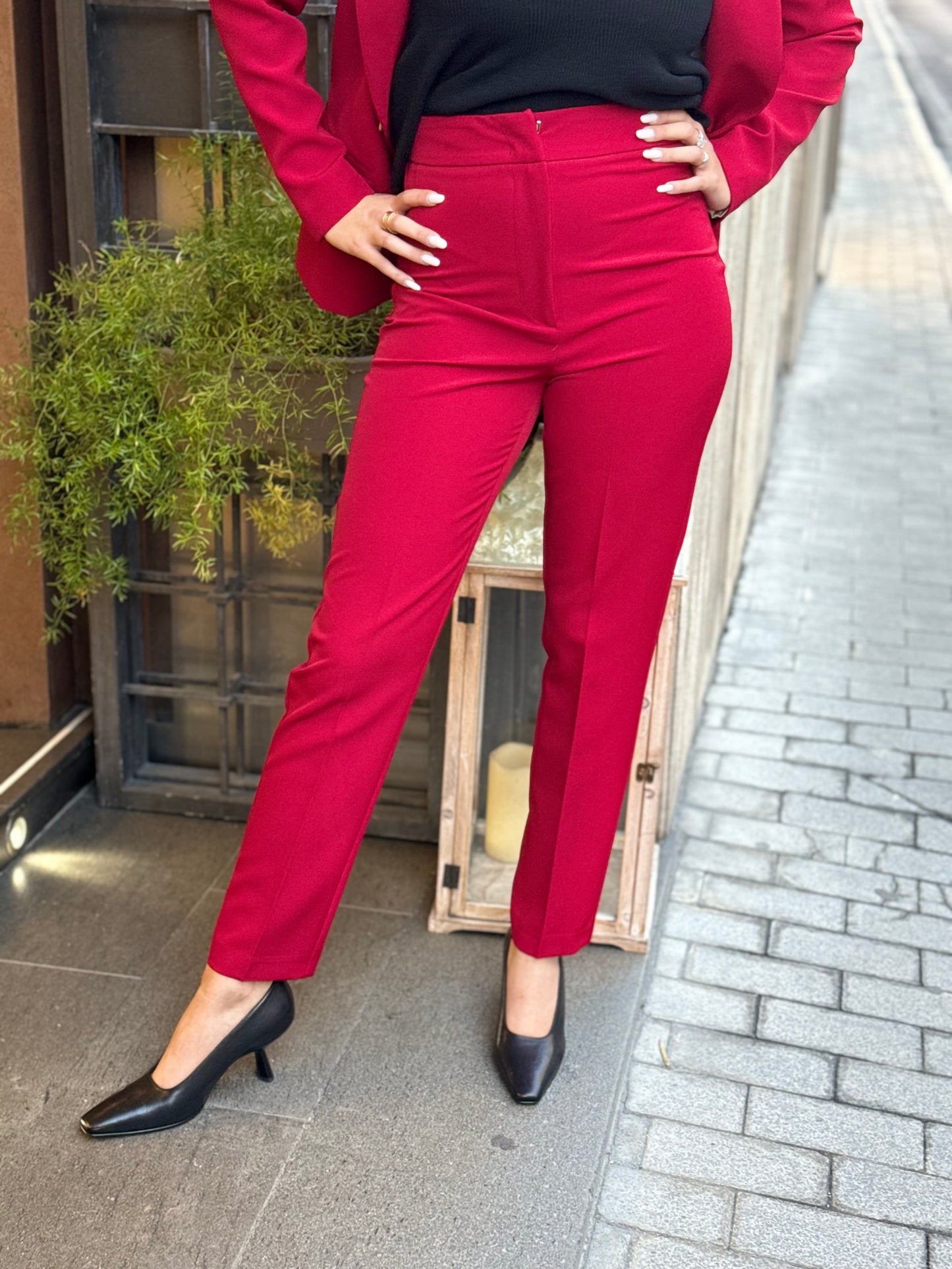 Silence Limited PANT SLIM RED