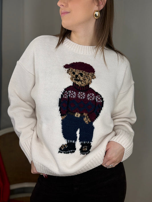 Tensione in Maglia TEDDY PANNA