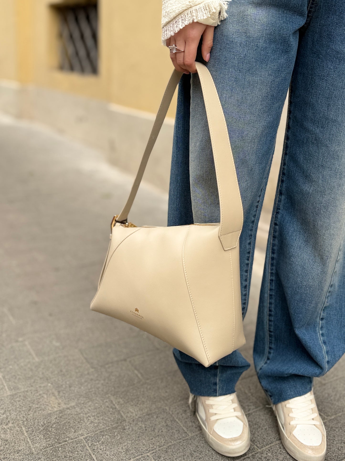 Cuoieria Fiorentina Loop Hobo PROSECCO