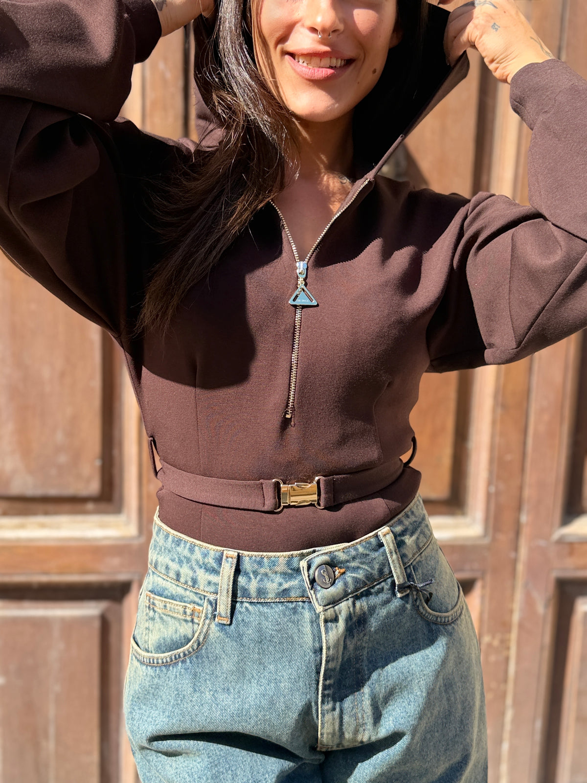 Silence Limited HOODIE BODY BROWN