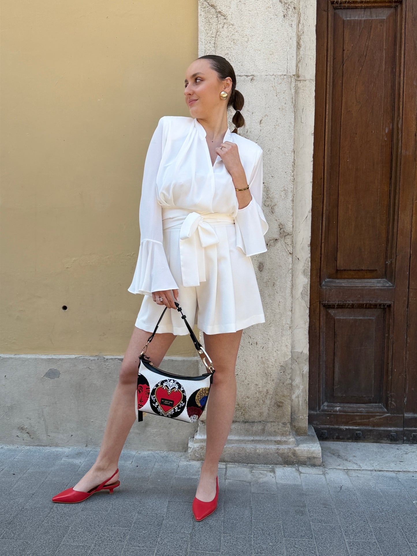 Silence Limited Gala Blouse OFF WHITE