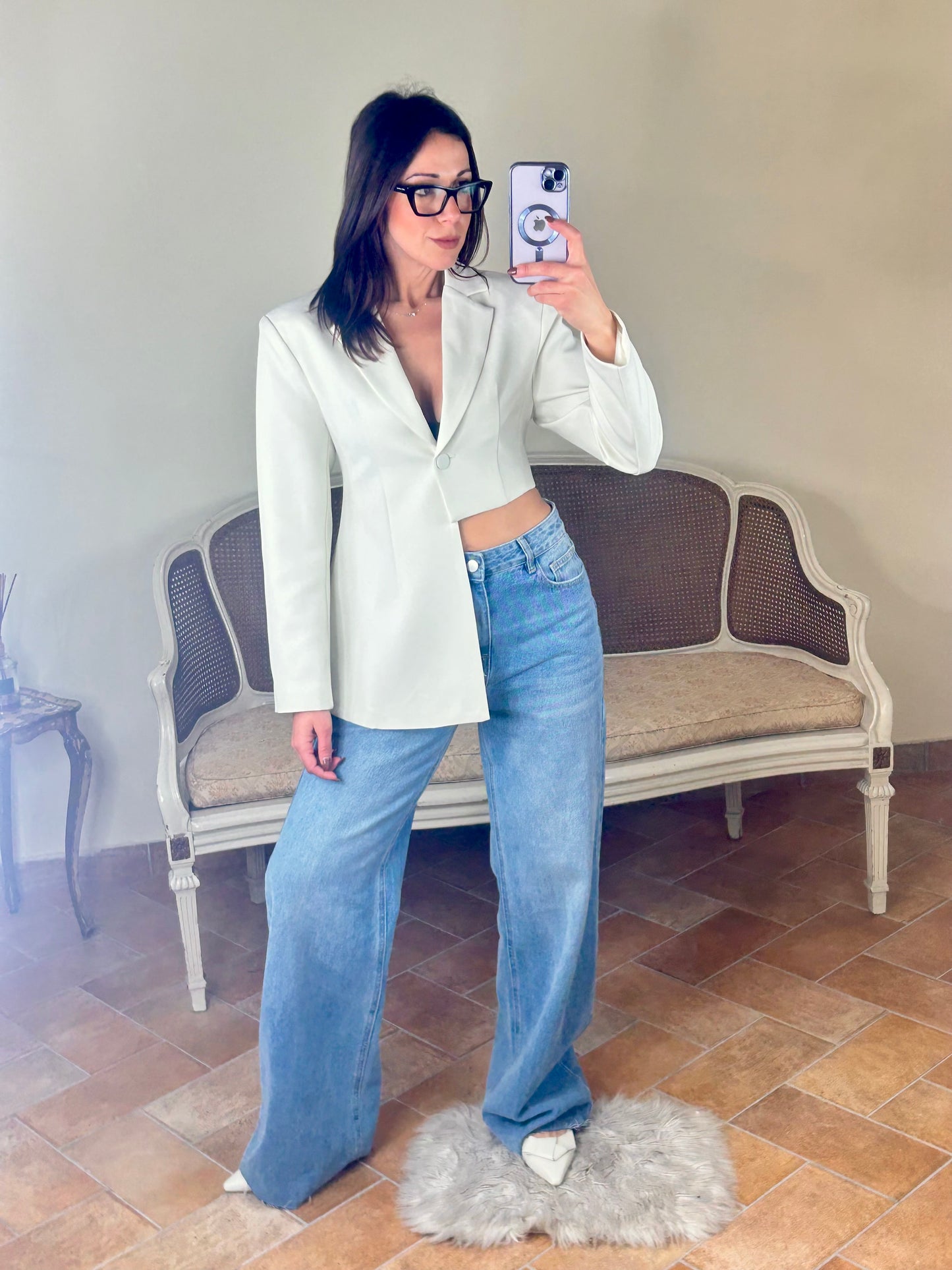 Giacca “EVELYN” Panna