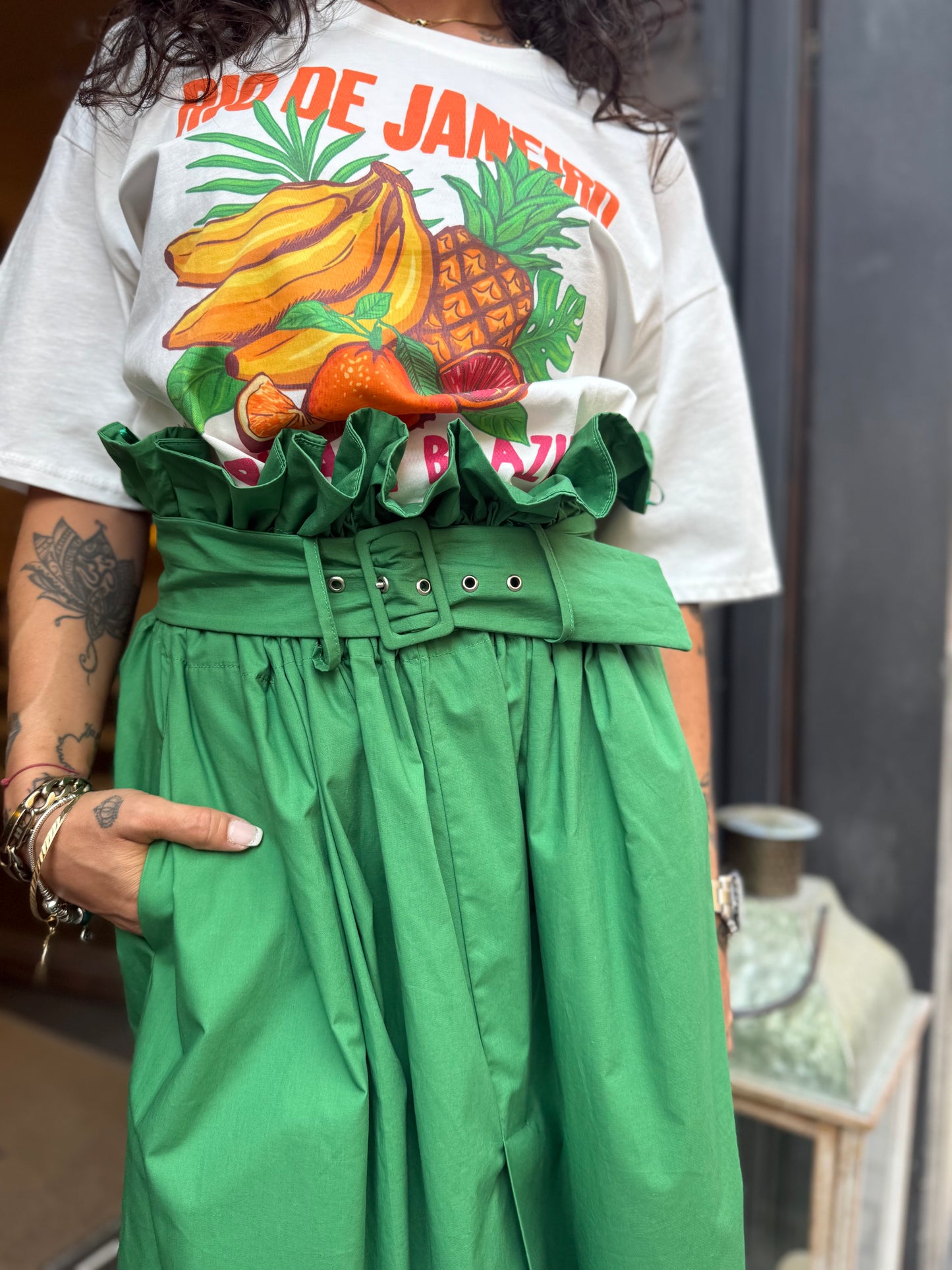 Tensione in gonna candy VERDE