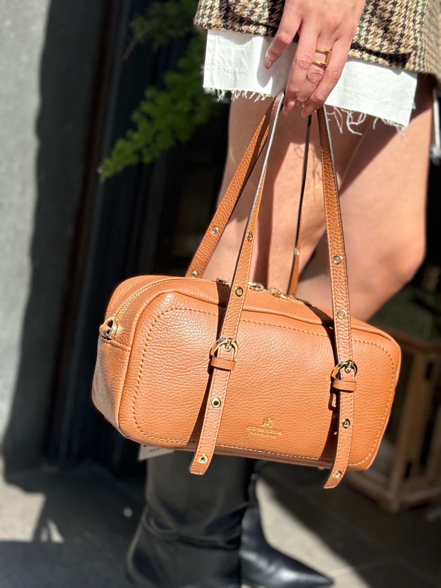 Cuoieria Fiorentina EVA SOFT DUFFLE CARAMEL