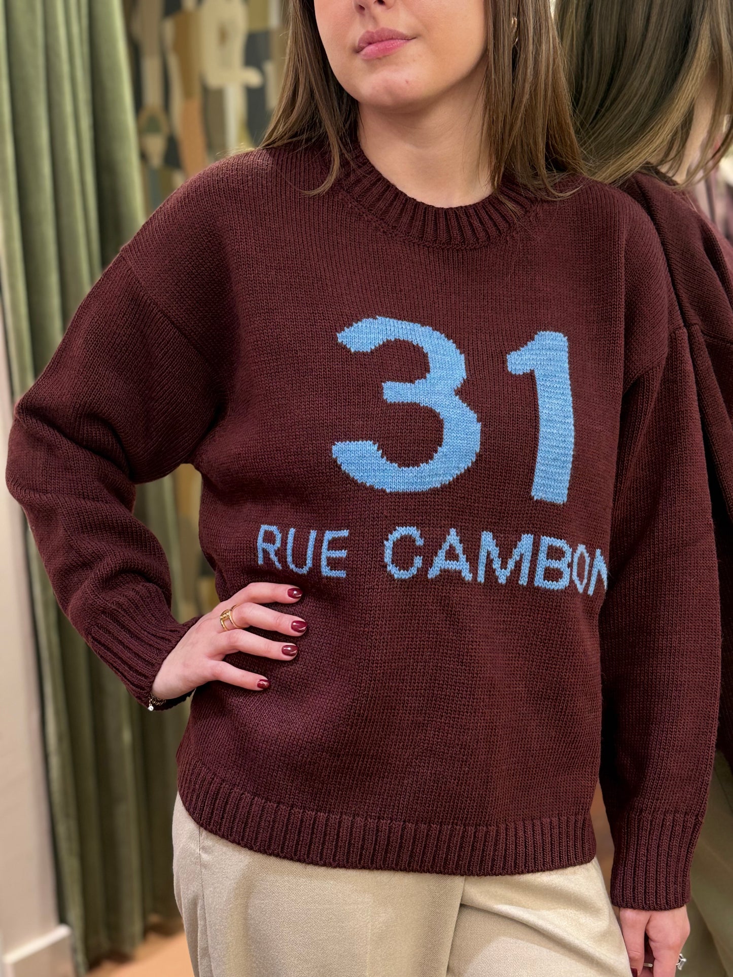 Tensione in Maglia "RUE CAMBON" BORDEAUX