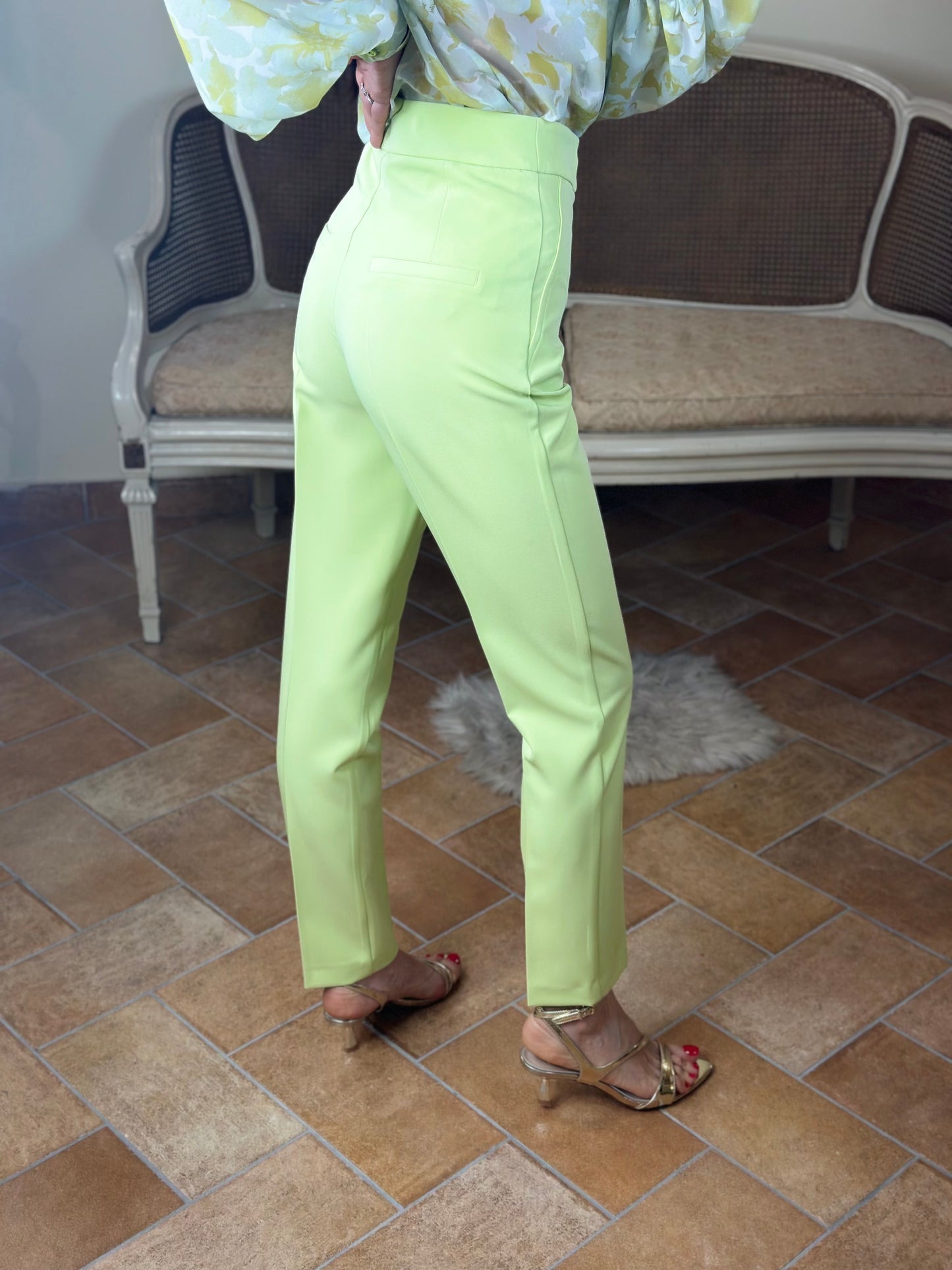 Silence Limited SHAWL PANTS light green