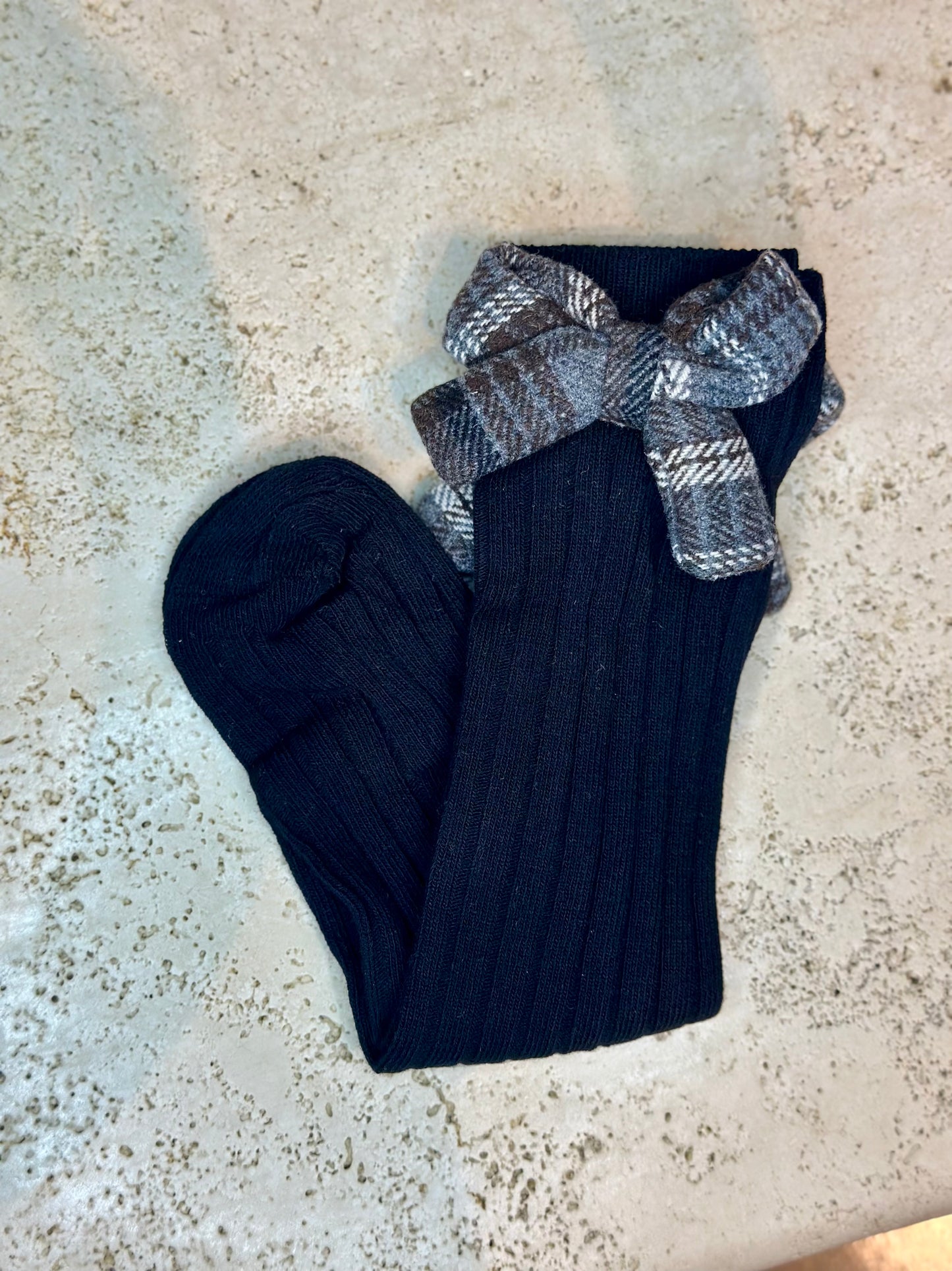 Calzino fiocco tartan