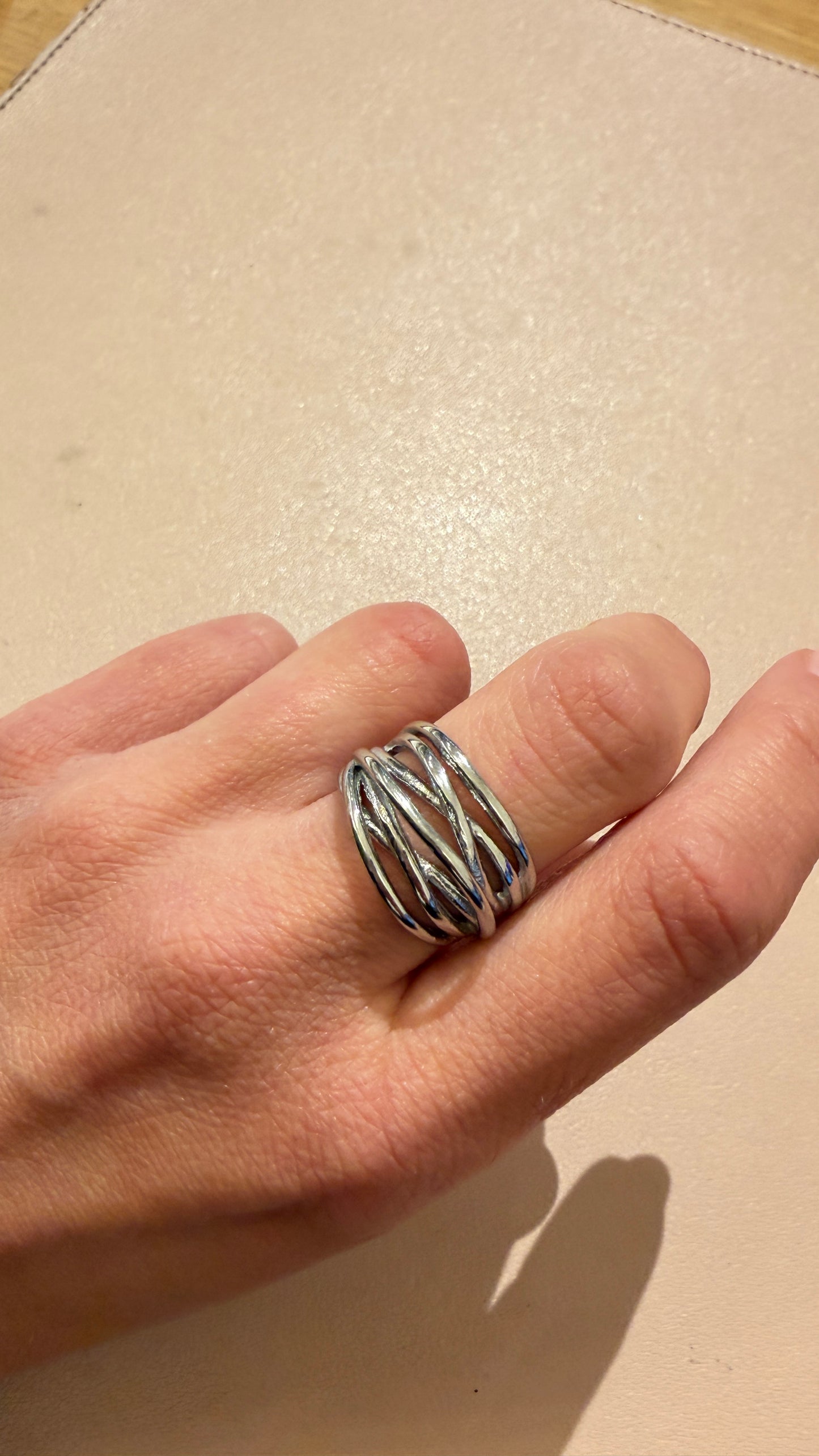 Anello multi fasce Argento