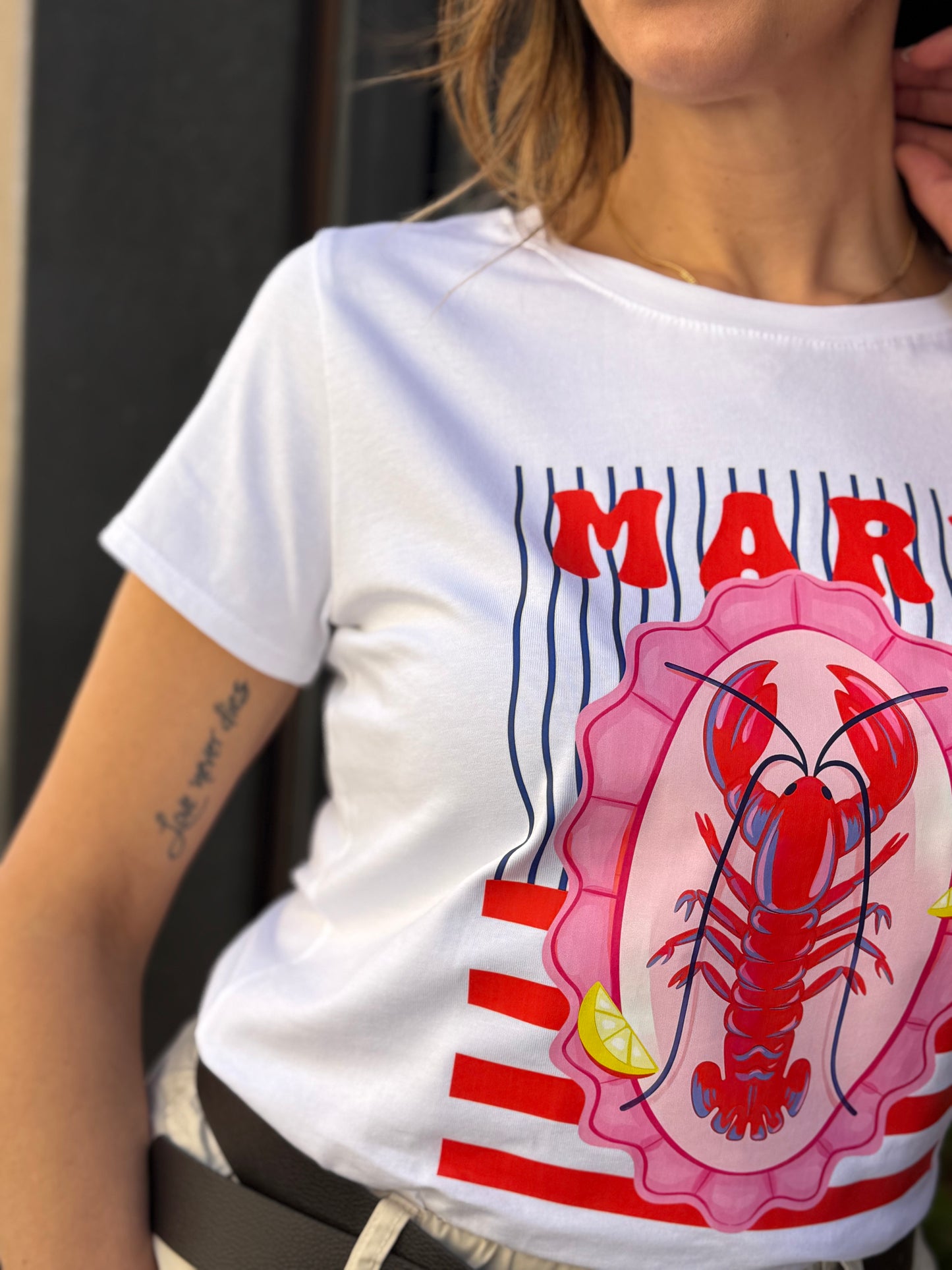 T-shirt stampa "ARAGOSTA"
