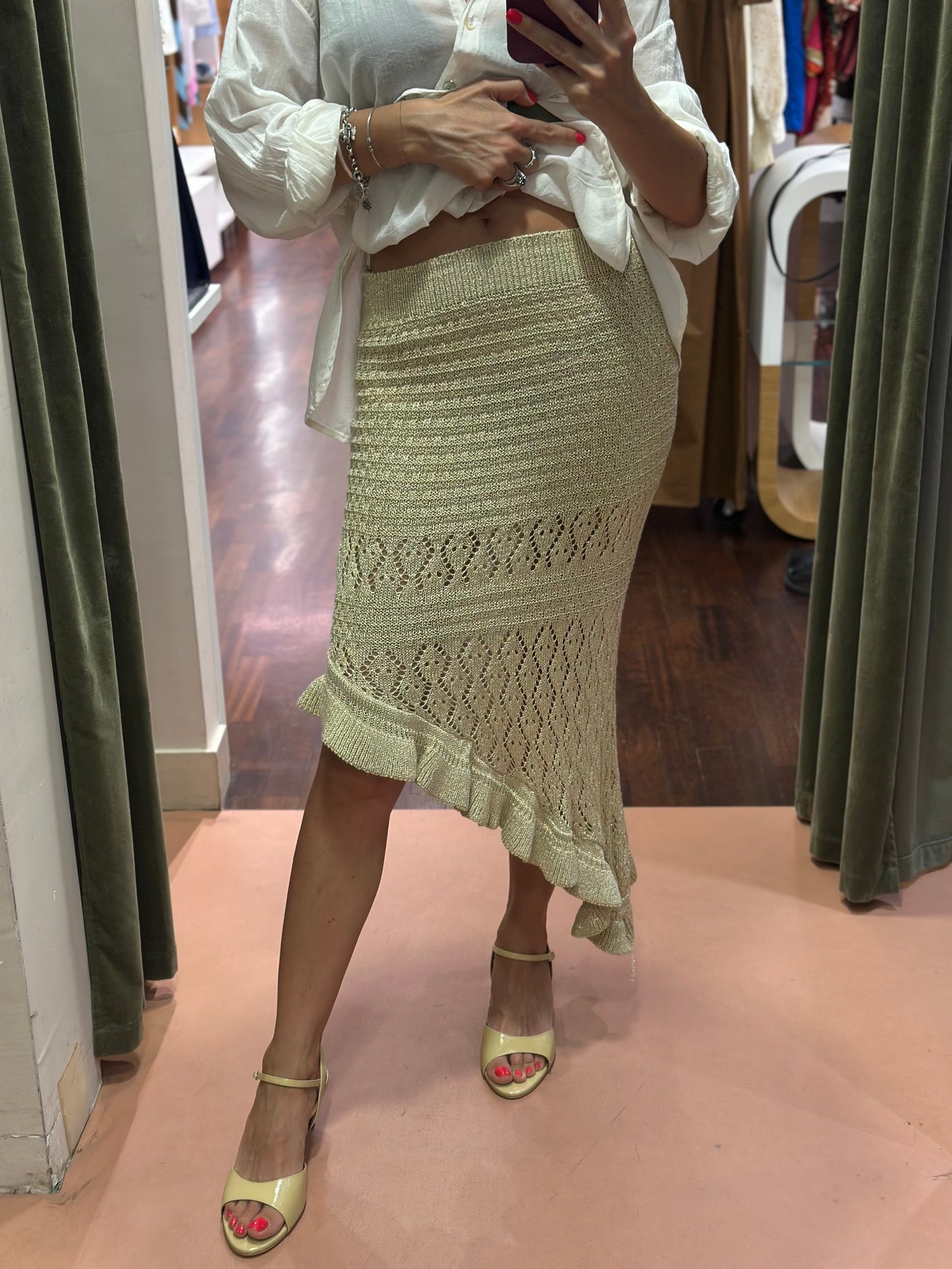 Gonna IBIZA Crochet LUREX (Disponibile in più varianti colore)