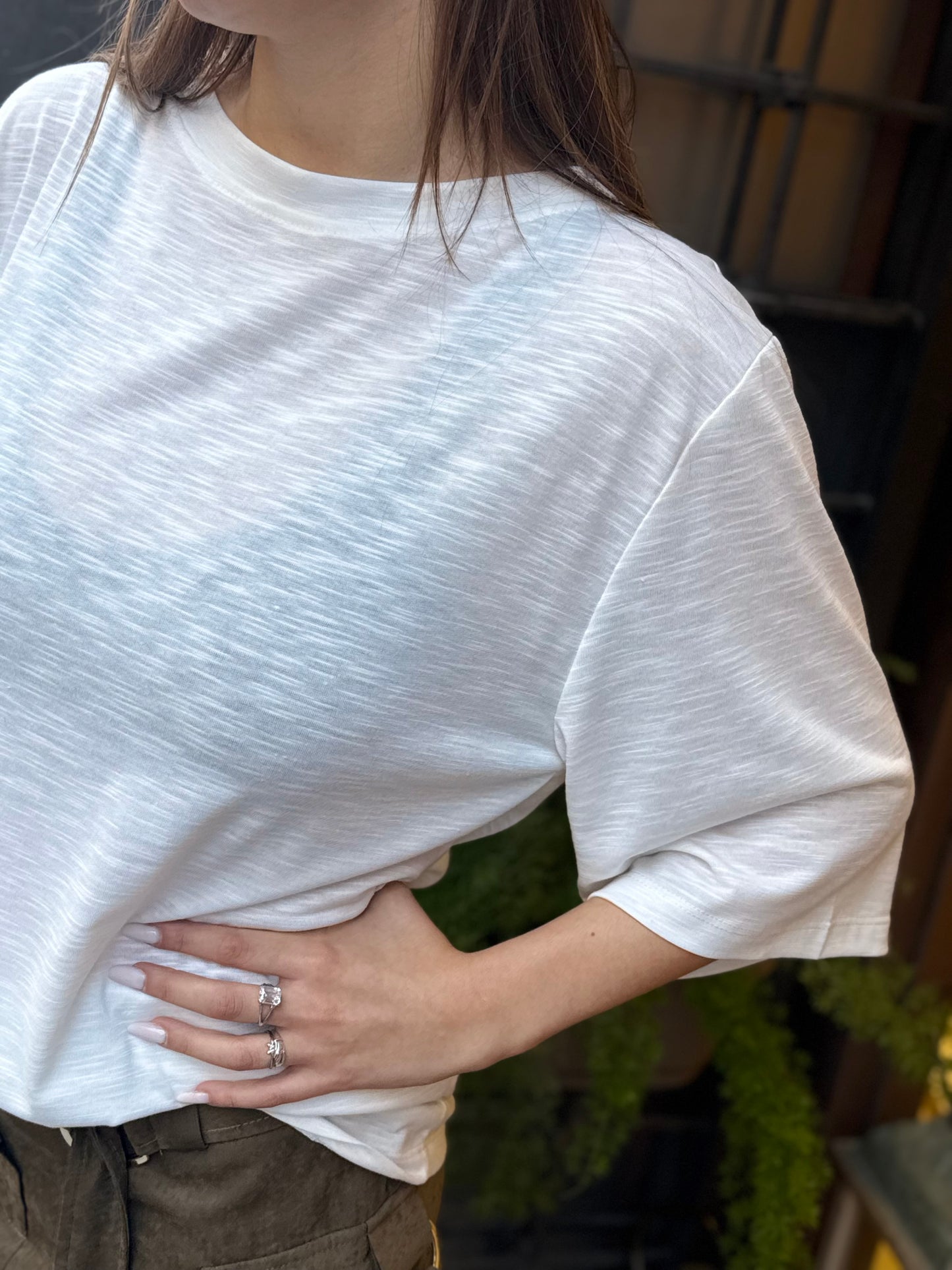 BohemianVí FLASH T-SHIRT Milk