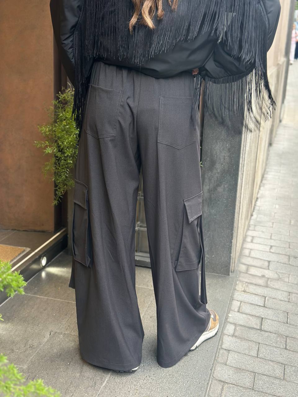 Tensione In Pantalone cargo ANTRACITE