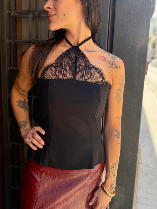 Haveone Top Pizzo Nero