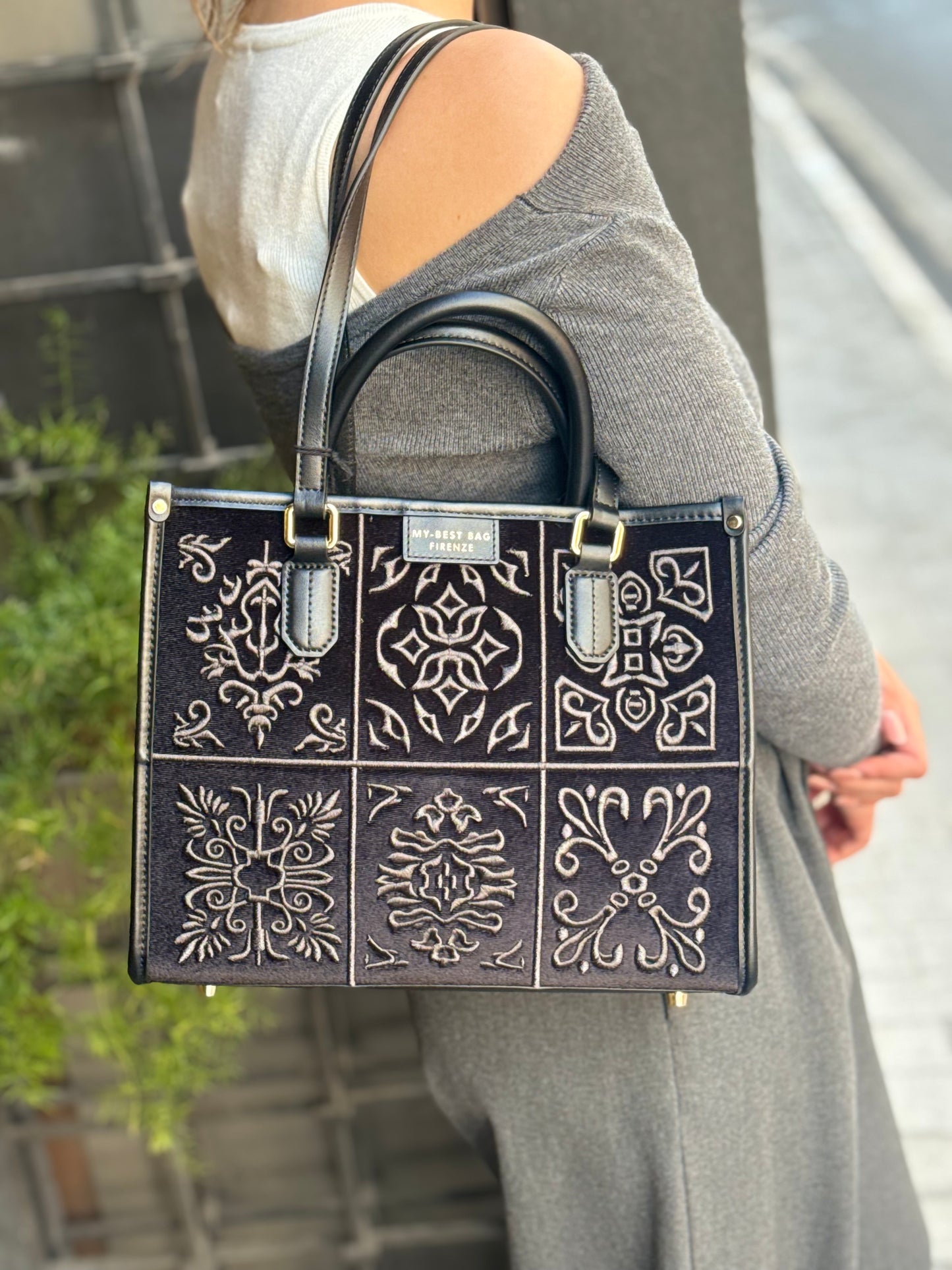 My Best Bag ATENA LISBONA BLACK TIE MEDIUM