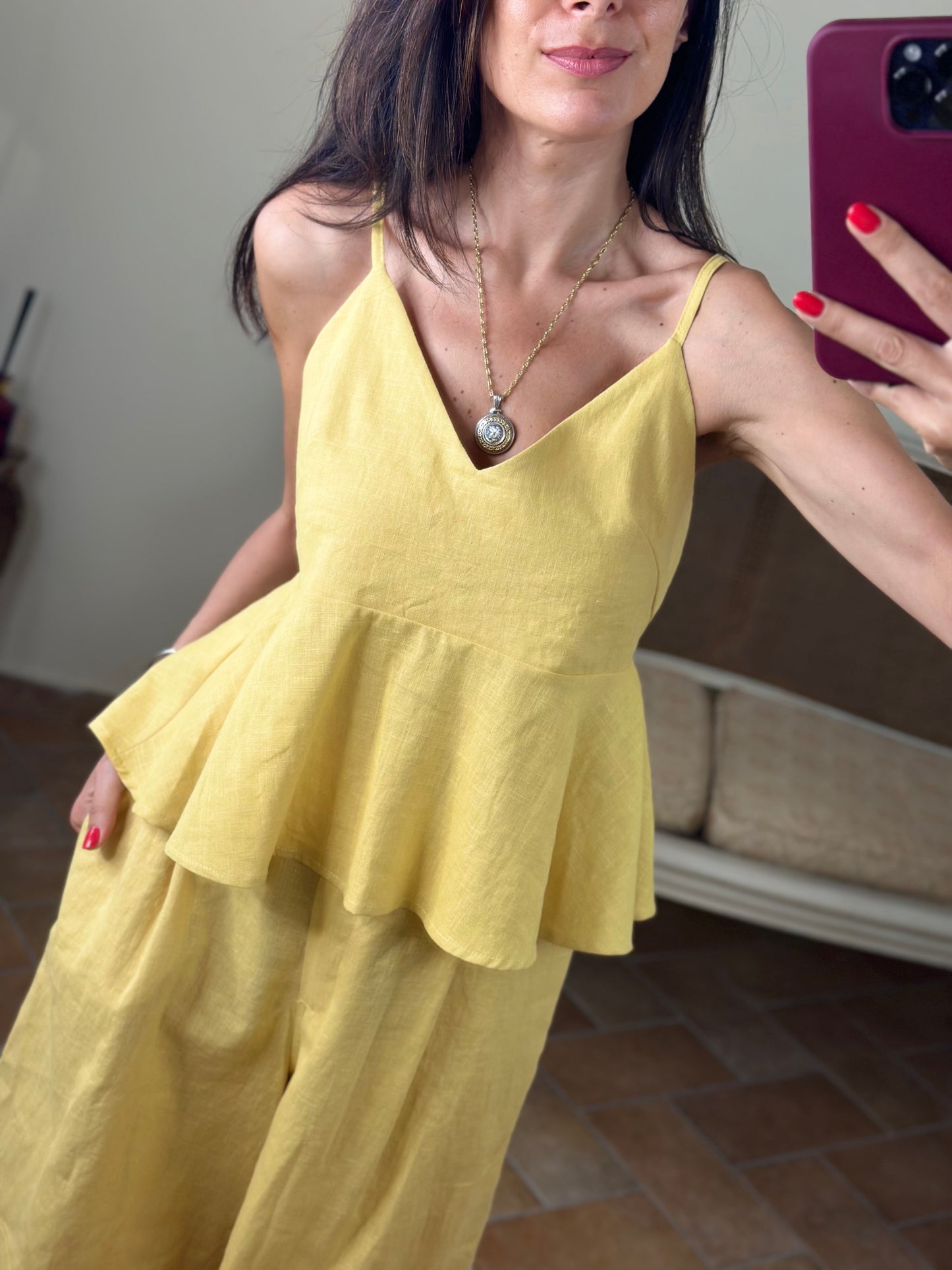 Tensione In Top con balza BANANA