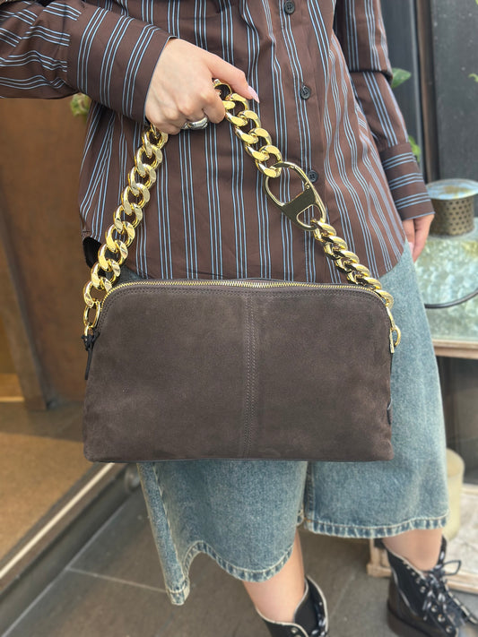 My Best Bag MICHELLE SUEDE BROWN