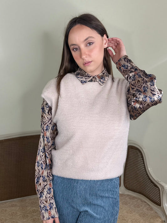 Anonyme Smanicato WOLF KNITWEAR beige