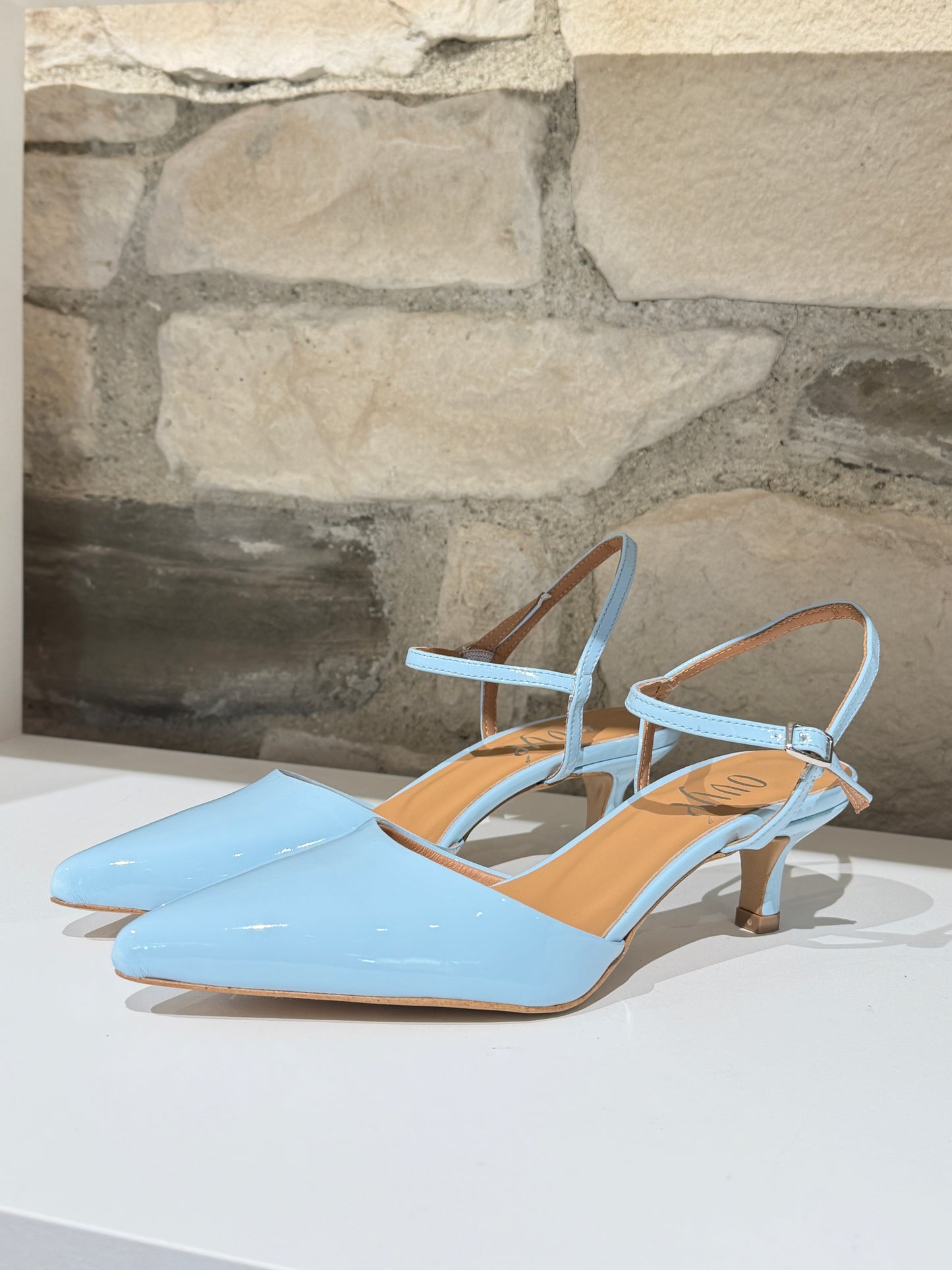 Ovyè Slingback Celeste