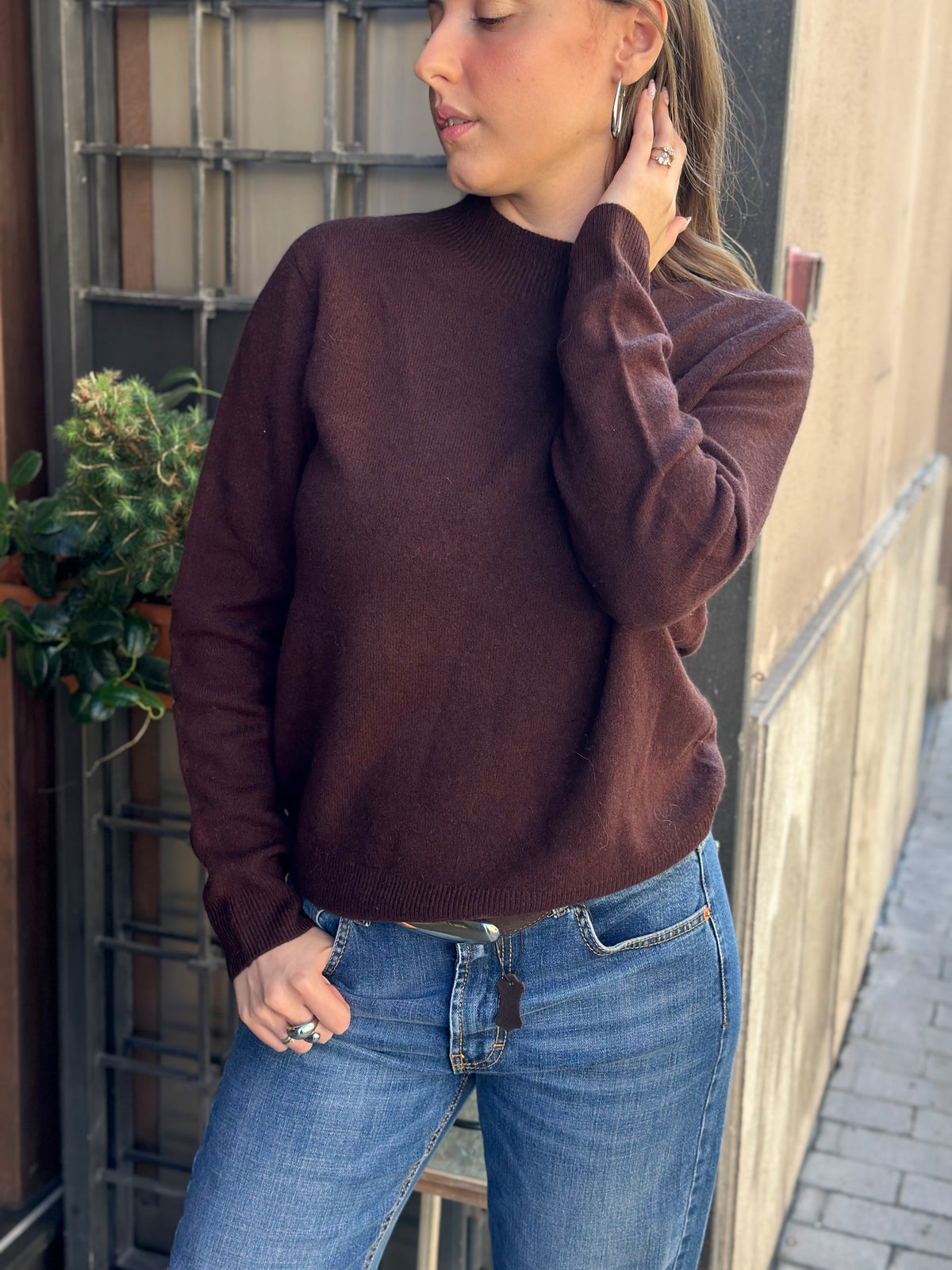Maglia misto cashmere e lana (disp.in più colori)