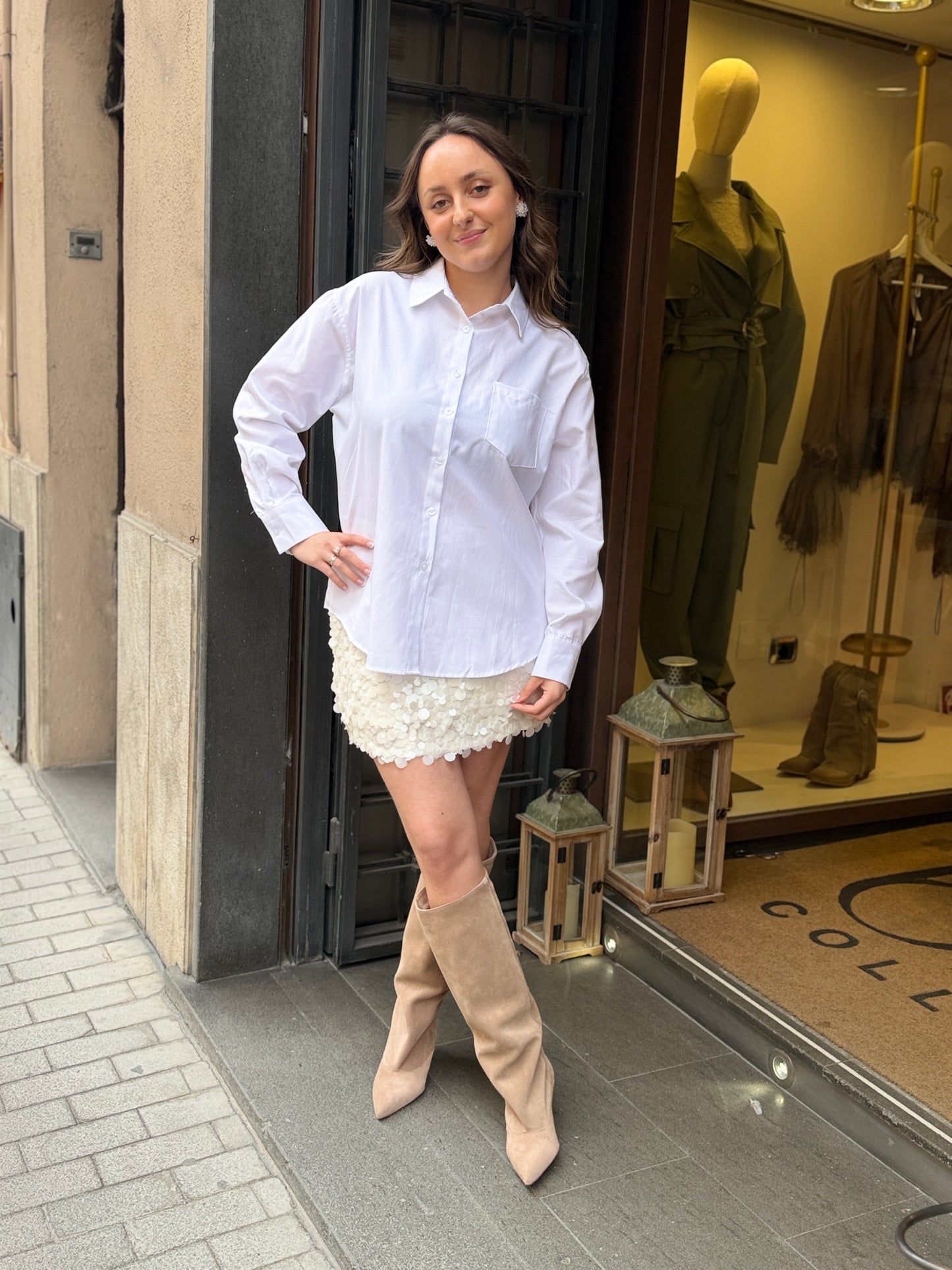 Camicia ALBA bianca con taschino