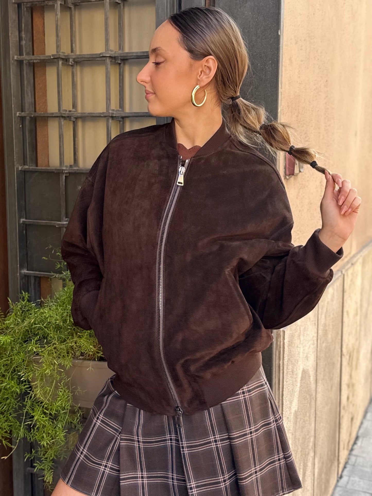 Bomber in VERA PELLE MORO