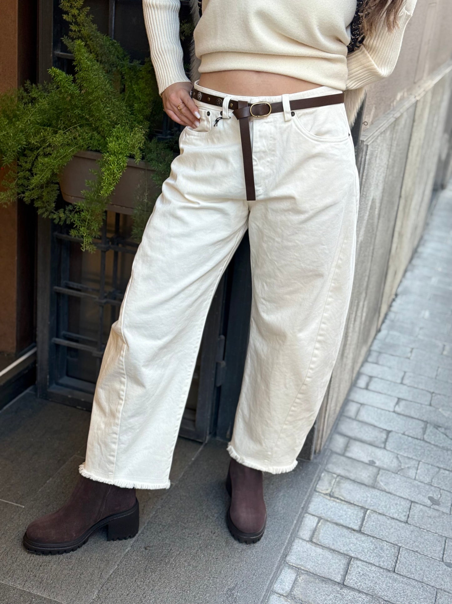 Tensione in Pantalone Barrel BURRO