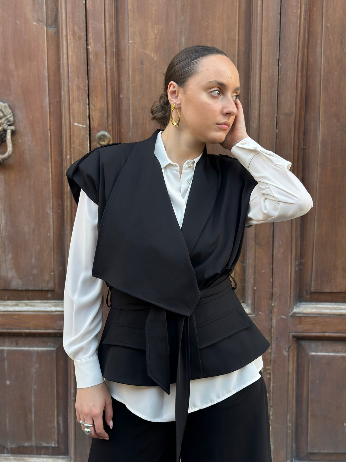 Silence Limited OPPOSYTE GILET NERO