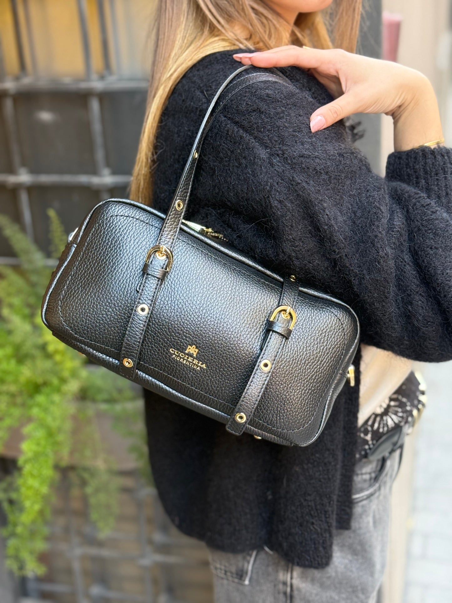 Cuoieria Fiorentina EVA SOFR DUFFLE NERO