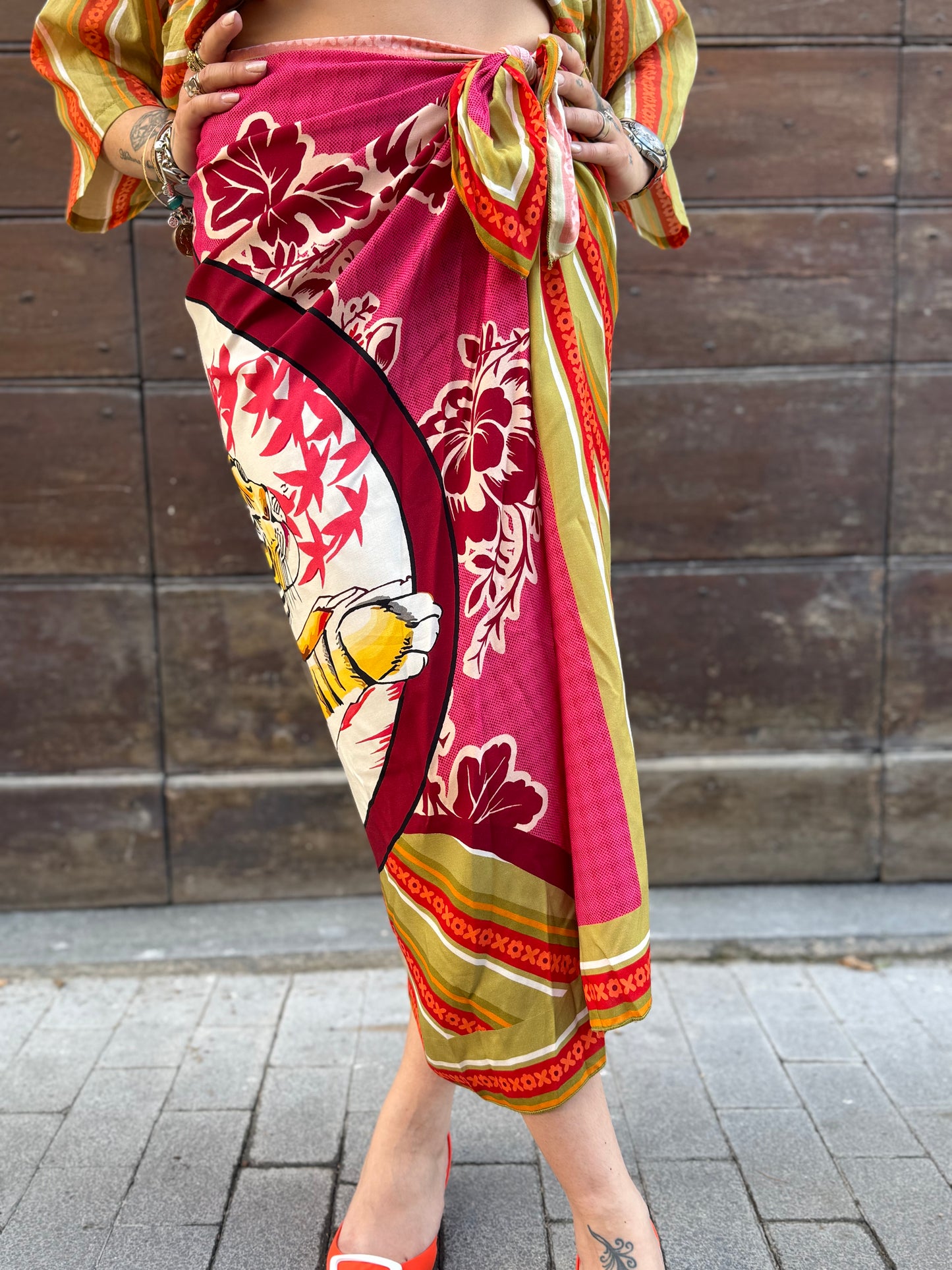 Tensione in gonna foulard lunga TIGER